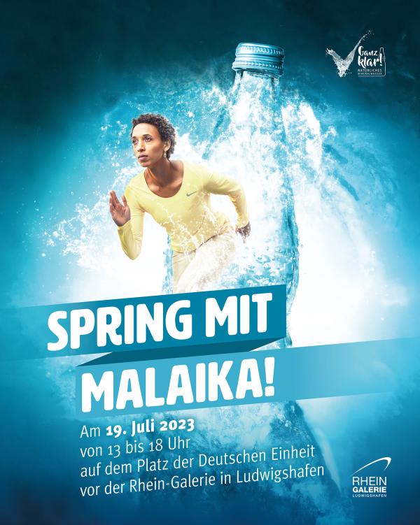 Spring mit Malaika!  Live-Event mit Leichtathletik-Superstar Malaika Mihambo