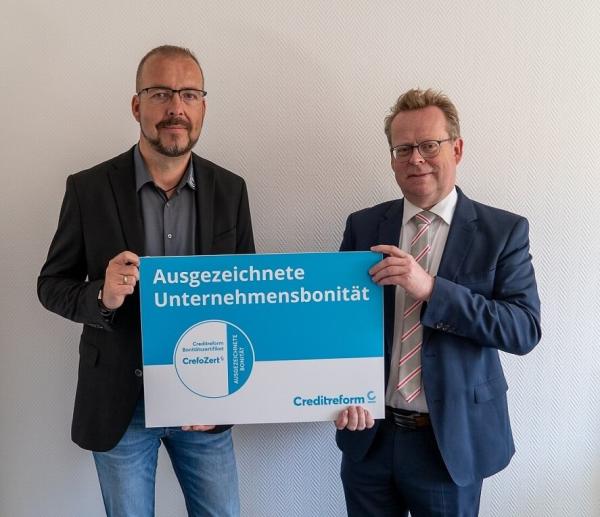 BOTHE-REIMANN Tortechnik GmbH erhält zum zweiten Mal in Folge das CrefoZert-Bonitätszertifikat