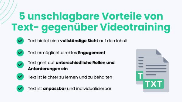 Text vs. Videos: Vor- und Nachteile im Cybersecurity Training