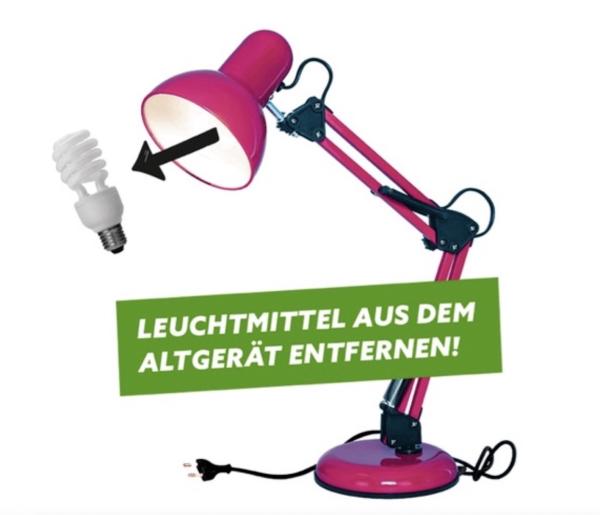 Auch Lampen sind E-Schrott - Praktische Tipps zum Licht-Recycling am E-Waste-Day