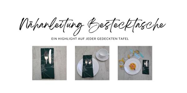 Nähanleitung festliche Bestecktasche