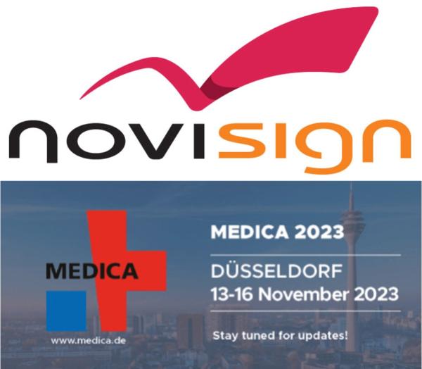 NoviSign ist Aussteller auf MEDICA Düsseldorf