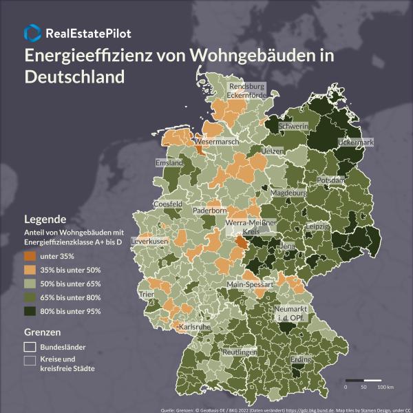 GeoMap-Analyse: Welche Regionen führen in puncto Energieeffizienz?