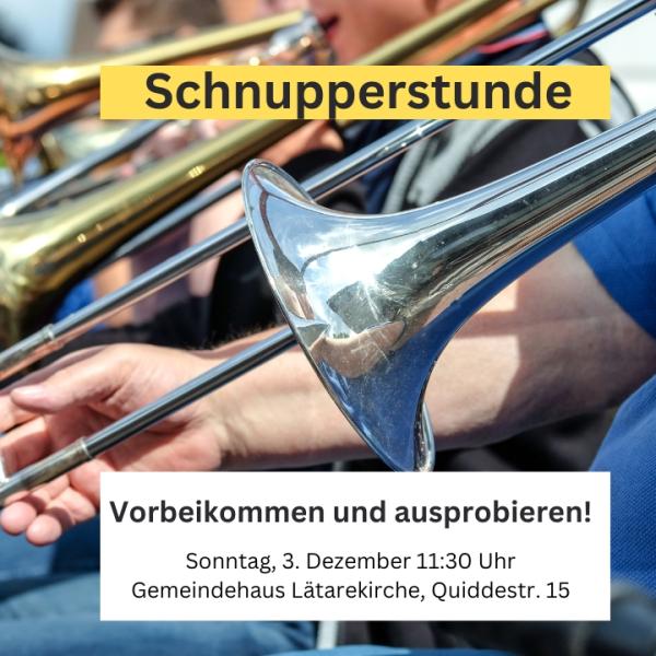 Schnupperstunde: Posaunenchor Neuperlach sucht erfahrene und neue Bläser:innen!