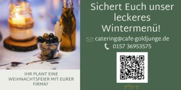 Festlicher Genuss für unvergessliche Weihnachtsfeiern - Caf&eacute; Goldjunge verwöhnt mit exquisitem Wintermenü