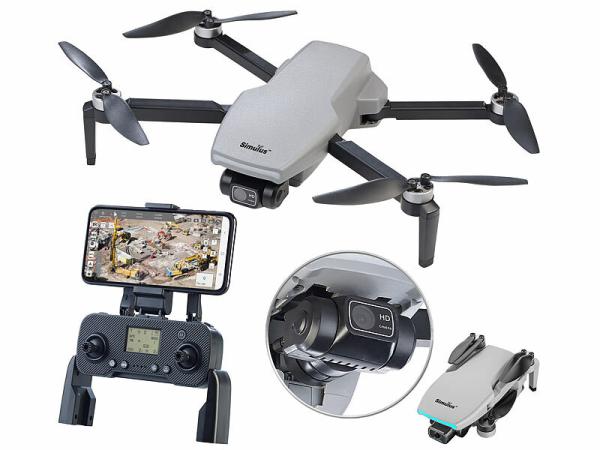 Simulus Faltbare GPS-Drohne GH-290.fpv mit 4K-Cam