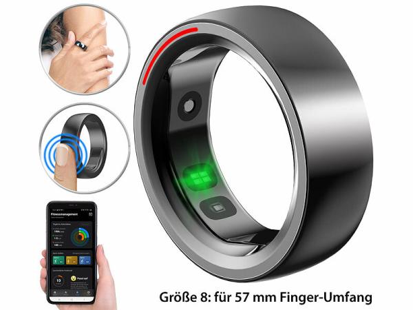 newgen medicals Fitness- & Schlaftracker-Ring