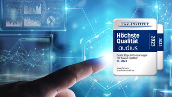 audius erneut für höchste Qualität als IT-Berater ausgezeichnet