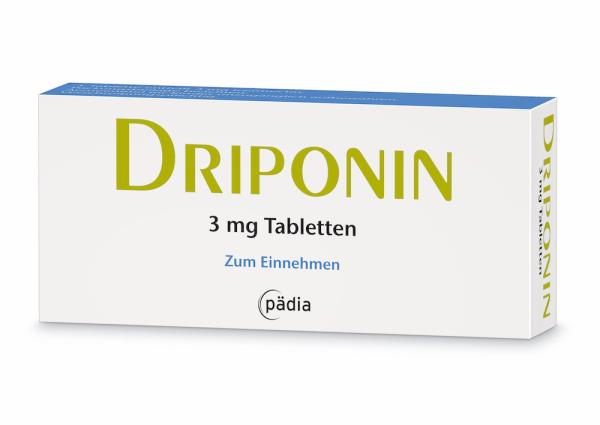 Driponin&reg; von Pädia - jetzt in neuer Packungsgröße