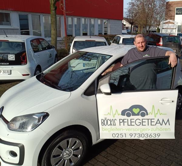 (Die Bildrechte liegen bei dem Verfasser der Mitteilung.) Böckis Pflegeteam startet in das neue Jahr mit Betriebsaufnahme und neuer Website