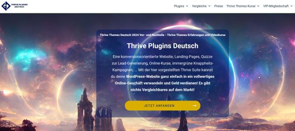 Thrive Themes Deutsch: Die ultimative Lösung, um Online-Konversionen für deine WordPress Website zu maximieren