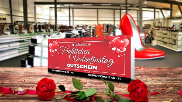 schuhplus, Europas Marktführer für Schuhe in Übergrößen, feiert Valentinstag schuhplus zelebriert Liebe und Stil mit exklusiven Gutscheinen zum Valentinstag