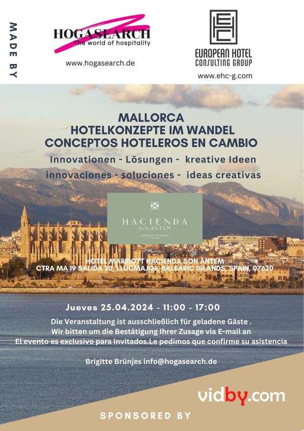 Einladung zum Event "MALLORCA - HOTELKONZEPTE IM WANDEL"