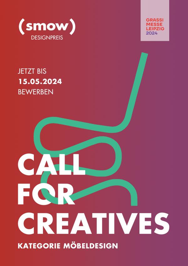 Call for Creatives: Aufruf zu Bewerbungen für den smow Designpreis zur Grassimesse 2024 