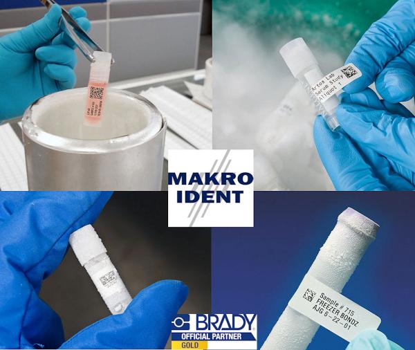 Innovative Kryo-Laboretiketten von MAKRO IDENT