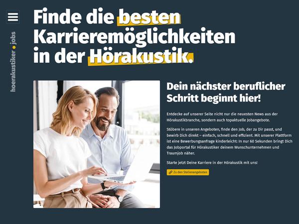 Digitales Recruiting in der Hörakustikbranche: Neues Jobportal "hoerakustiker.jobs"