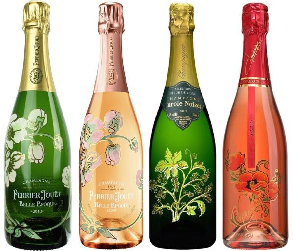 Die wirklich schönsten Champagnerflaschen im Jugendstil