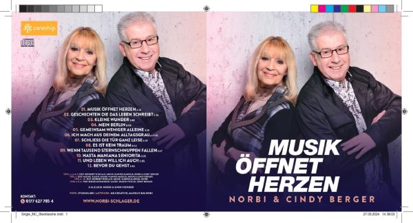 Musik öffnet Herzen - das neue Album von Norbi und Cindy Berger 