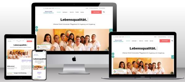 Alfamed Augsburg: Neue Website und erweiterte Leistungen