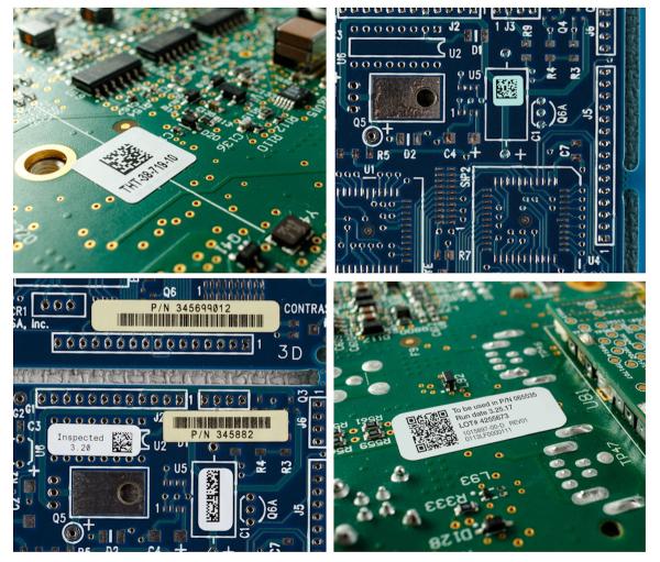 Robuste Etiketten für die Leiterplatten- und Bauteilkennzeichnung