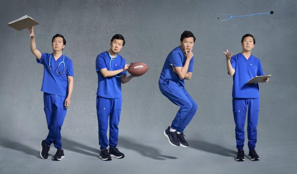 Fabletics Scrubs kooperiert mit Ken Jeong bei Kampagne für die weltweit erste Activewear-Arztkleidung