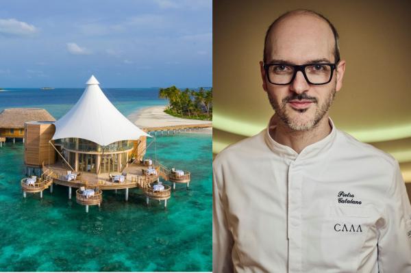 Starkoch Pietro Catalano vom Schweizer Gourmet-Tempel CAAA zu Gast im The Nautilus auf den Malediven