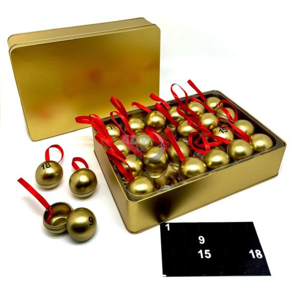 Wiederverwendbare Adventskalender aus Metall für eine nachhaltige Weihnachtszeit