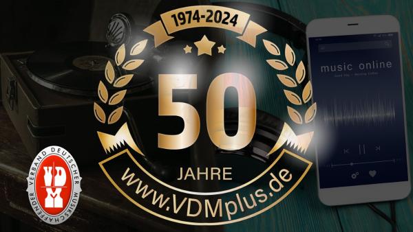 VDMplus: 50 Jahre Musikbranchenberatung für Musikschaffende