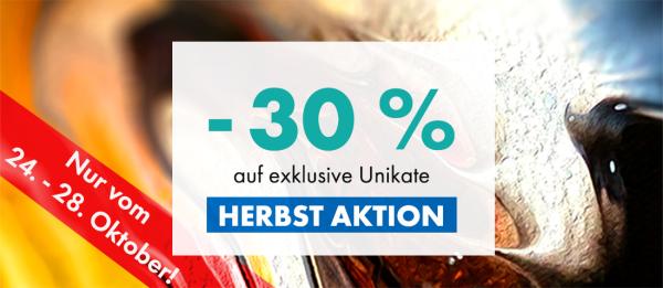 Exklusive Herbstaktion bei der Galerie Inspire Art - 30% Rabatt auf ausgewählte Unikate