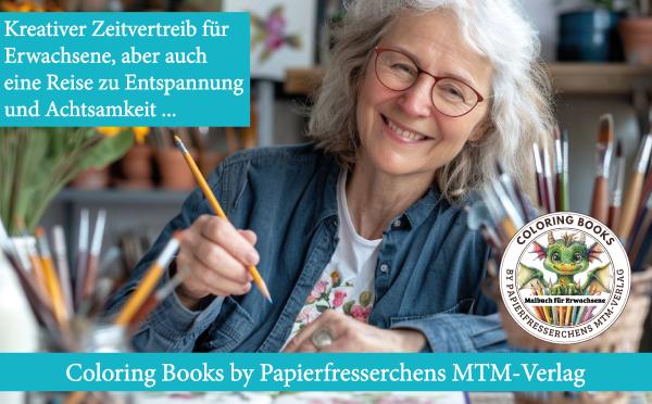 Entdecken Sie die Kunst der Entspannung - Malbücher für Erwachsene