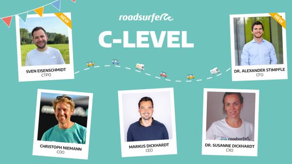 roadsurfer erweitert C-Level: Starkes Führungsteam für weiteres Wachstum