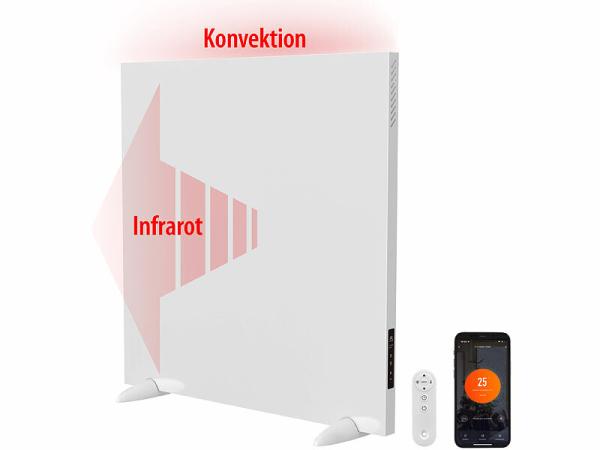 Sichler WLAN-Hybrid-Infrarot- & Konvektor-Heizpanel EHZ-2200.ir