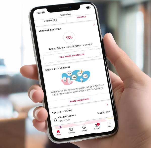 Smarte Geräte mit Works With Verisure für mehr Sicherheit