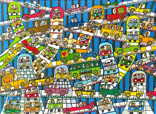 James Rizzi - Die bunte Welt des Pop Art - bei Galerie Inspire Art