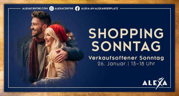 ALEXA lädt zum Shoppingsonntag mit Fashion-Week-Gewinnspiel ein