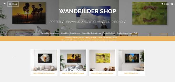 Wandbilder Shop - Frühlingsfrische für die Wände