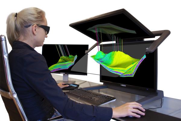 3D PluraView - Stereoskopische 3D-Visualisierung für die Öl- und Gasindustrie