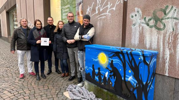 Graffiti-Kunst verschönert Siegburg - Kreatives Stadtbild dank einzigartigem Kunstprojekt