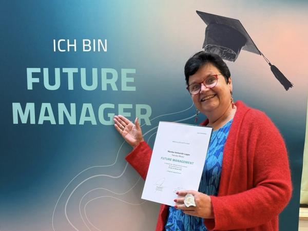 Mag.a Monika Herbstrith-Lappe erhielt "Future-Management-Zertifikat"