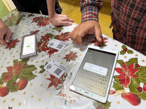 Vorstellung der Alpha-Version der TraceFoodChain-App bei Beneficio Rio Frio, einem Kaffeeabnehmer Open-Source-Lösungen für landwirtschaftliche Lieferketten
