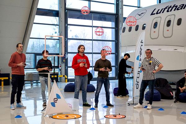 Drone Soccer im ZAL, Hamburg