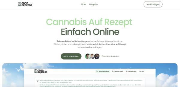 CannExpress: Medizinisches Cannabis auf Rezept verfügbar