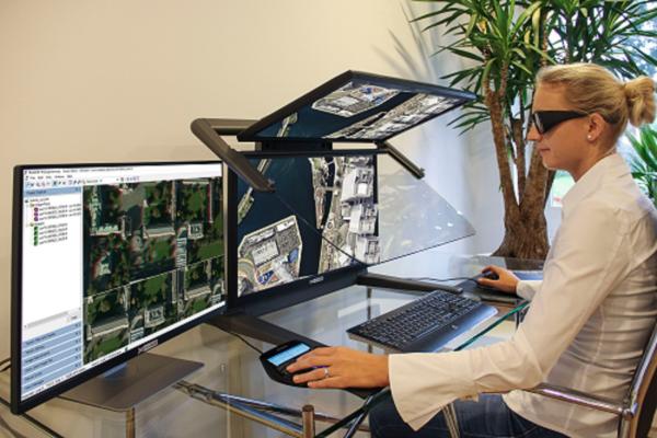 3D-Stereo Visualisierung verbessert Hexagon ImageStation® Photogrammmetrie-Workflow. 3D PluraView optimiert Hexagon ImageStation® Photogrammmetrie-Workflow