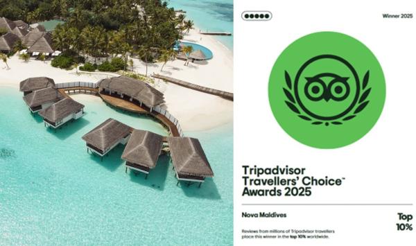 Tripadvisor Travellers' Choice Awards 2025: Nova Maldives unter den weltweit besten Resorts