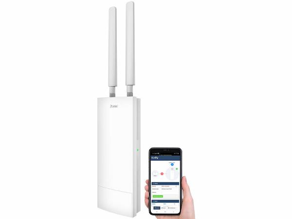 7links Outdoor-WiFi-6-Repeater WLR-1260, bis 3.000 Mbit/s, Dual-Band, 10 dBi, IP65, www.pearl.de 7links Outdoor-WiFi-6-Repeater WLR-1260