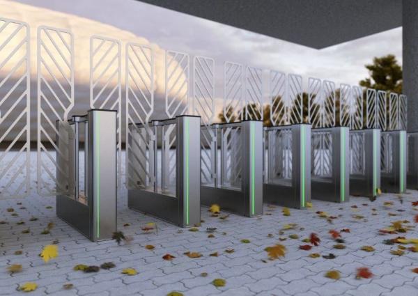 Die FirstLane Plus Outdoor Sensorschleuse wird auf der Messe präsentiert. Automatic Systems präsentiert Lösungen auf der SicherheitsExpo