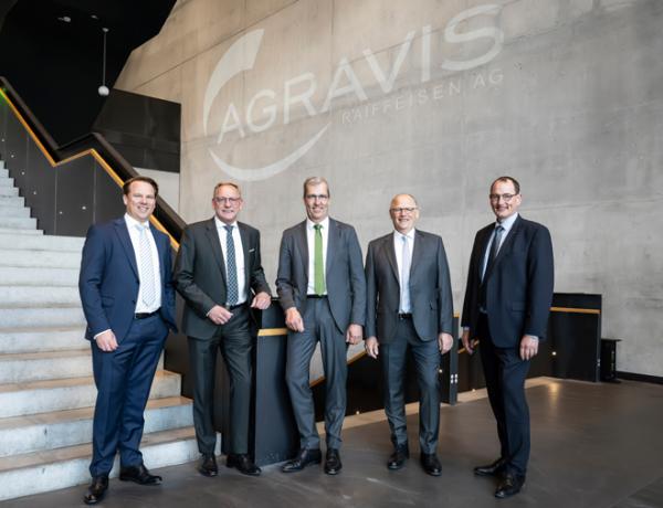Vorstand und Aufsichtsratsvorsitzender der AGRAVIS bei der Hauptversammlung 2025 Hauptversammlung der AGRAVIS Raiffeisen AG in Berlin
