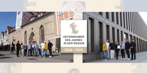 Gratulation an die "Unternehmer des Jahres in der Region Reutlingen 2025" Gratulation an die "Unternehmer des Jahres in der Region Reutlingen 2025"