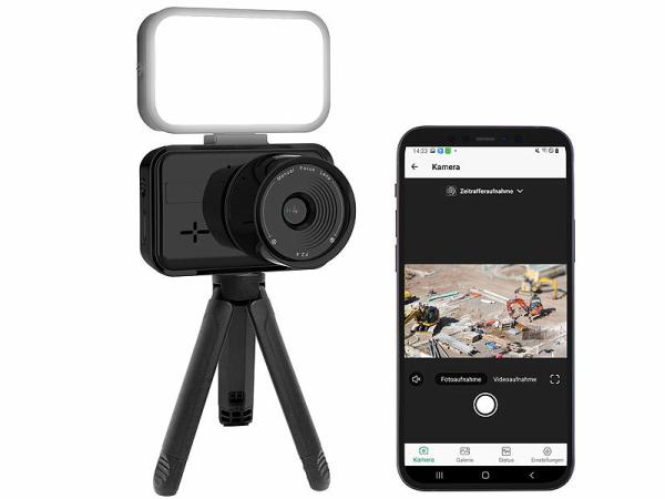 Somikon 4K-WLAN-Zeitrafferkamera DV-220.uhd, App, 20 m Farb-Nachtsicht, PIR-Sensor, www.pearl.de Somikon 4K-WLAN-Zeitrafferkamera DV-220.uhd