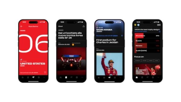 Die Scuderia-Ferrari-App enthält viele neue Funktionen und kann nun auch Italienisch IBM und Ferrari stellen neu gestaltete mobile App vor